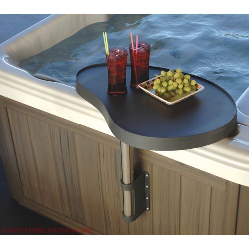 Spa Hot Tub Deluxe Tray Table Caddy Covermate Accessory Graphite Grey 