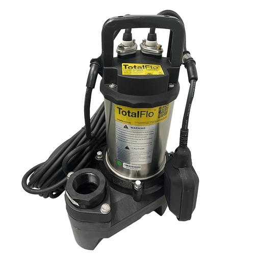 TotalFlo Submersible Sump Pump 330w with Automatic Flow Switch - Pools, Tanks 