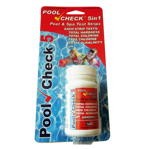 Swimming Pool & Spa Test Strips Pool Check 5 Way Water Test Kit (5 in 1)