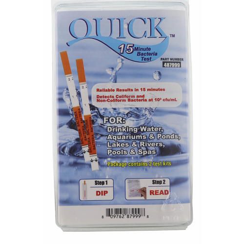 Drinking Water Bacteria Test Kit 15 Minute Bacteria Test Drinking Spa Pool Water