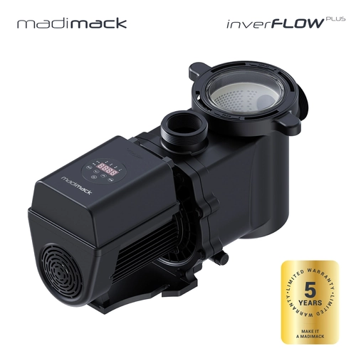 Madimack InverFlow PLUS 1hp Inverter Variable Speed Pool Pump 6 Star Rated 5 Year Warranty