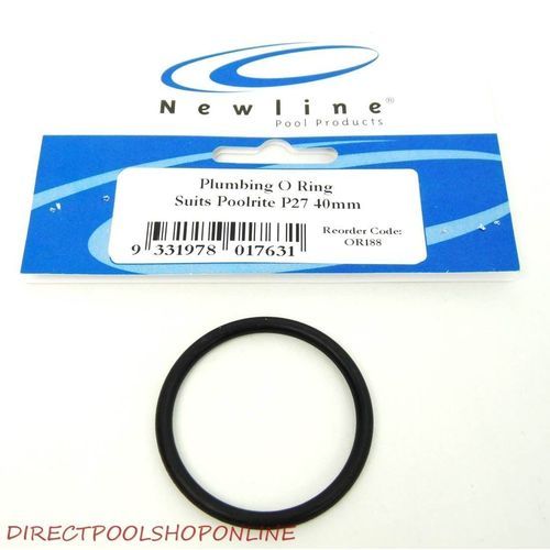 Poolrite P27 40mm Union Oring - Fits Poolrite 40mm pipe unions filter & pump