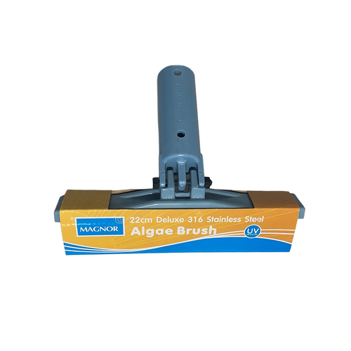 Magnor 22cm Deluxe 316 Stainless Steel Pool Algae Brush