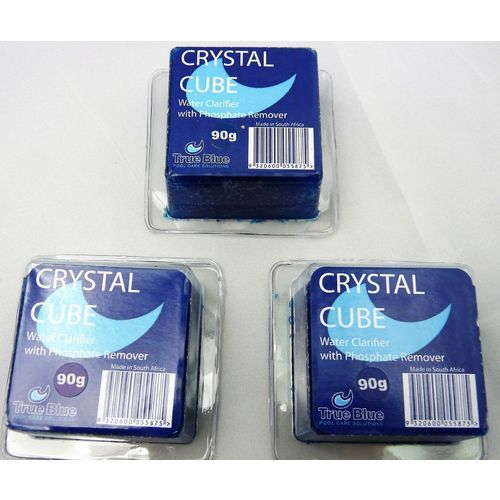 3 Pack Crystal Cube 90gm Pool Water Clarifier With Phosphate Remover