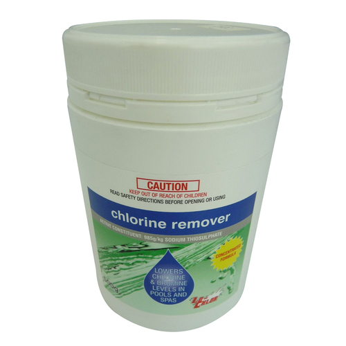 Lo-Chlor Pool Chlorine Remover 500G Lowers Chlorine & Bromine In Pools & Spa