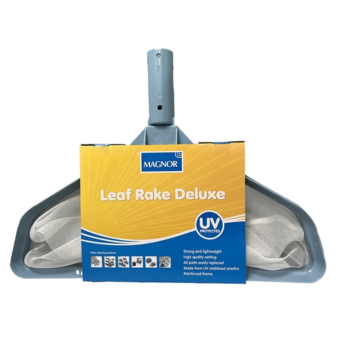 Magnor Leaf Rake Skimmer Pool Net with Fine Mesh Bag