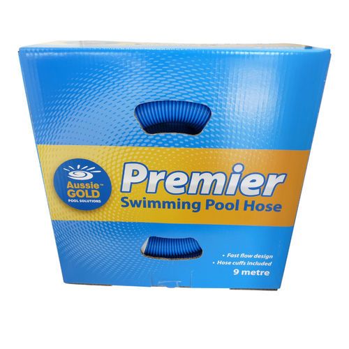 Aussie Gold 9m x 38mm Vacuum Flexible Swimming Pool Vac Hose 2yr Warranty