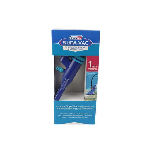 Supa Vac / SupaVac Spa Vacuum Pool Or Pond Cleaner kit With Telescopic Pole 