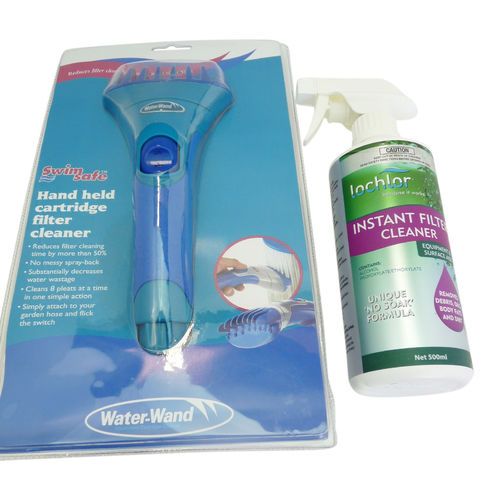Water Wand & Lo Chlor Cartridge Filter Cleaner Set Filter Cartridge Cleaner