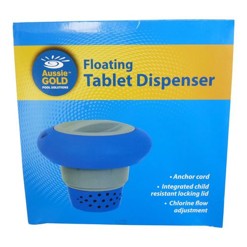Pool & Spa Deluxe Floating 3 Inch Chlorine Bromine Tablet Chemical Dispenser 