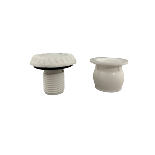 Waterco Spa Side Adjustable Air Control - White 25mm