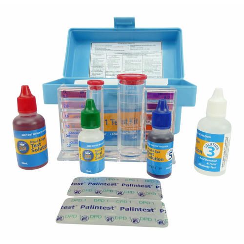 KiScooter 3-1Pool Water Test kit 130 Counts hot tub Test Strips Water Test Kit Accurate Test for Free Chlorine/Bromine Total Alkalinity and pH 