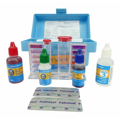 4 in 1 Test Kit Professional Pool & Spa Water Test Kit Chlorine/Bromine PH TA