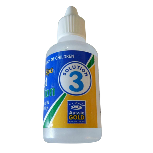 Aussie Gold Solution No.3 Acid Demand & TA 30ml Suits 4 in 1 Pool Test Kit