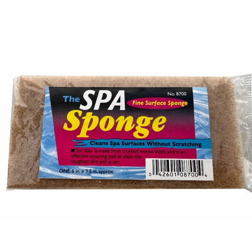 Spa Cleaner Sponge Pad - Double sided Crushed Walnut and Foam Sponge