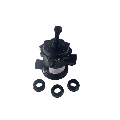Waterco Sand Filter Multi Port Valve 50mm Ports-Clamp Type - 228058 Top Mount